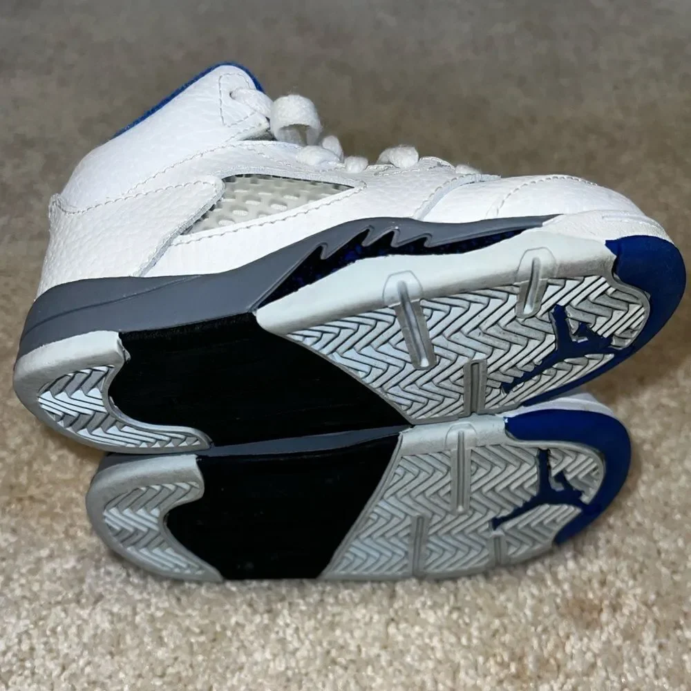 JORDAN 5 RETRO WHITE STEALTH 8C